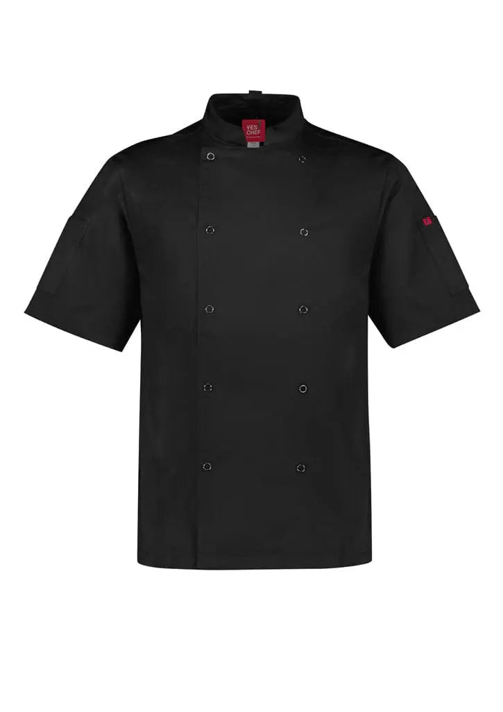 Biz Collection Zest Mens S/S Chef Jacket - CH232MS - Flash Uniforms